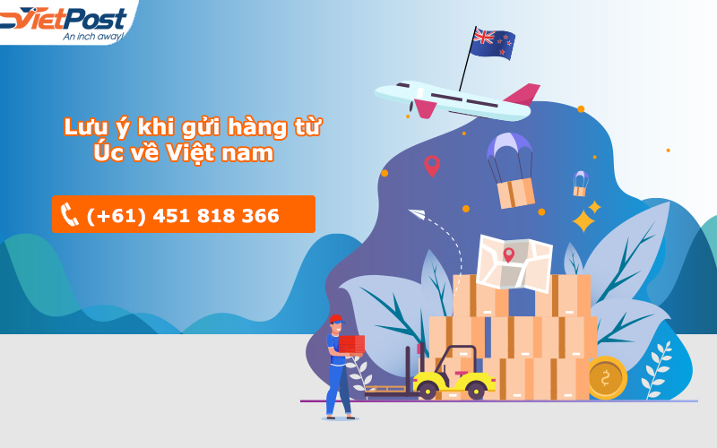 Thời gian vận chuyển hàng tuyến Úc - Việt