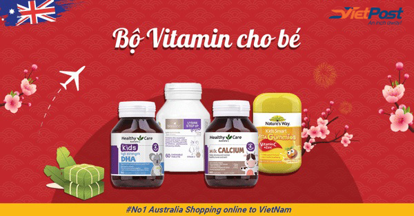 Vitamin Healthy care, Bio island và kẹo dẻo Nature way - Những món quà tết Úc tốt cho sức khỏe