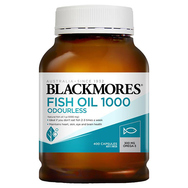 Blackmores Odourless Fish Oil - Dầu Cá Không Mùi