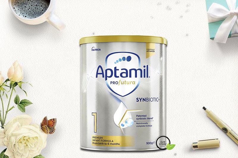 Sữa Aptamil Úc số 1,2,3 Profutura 900g (trẻ 0-6  tháng tuổi)