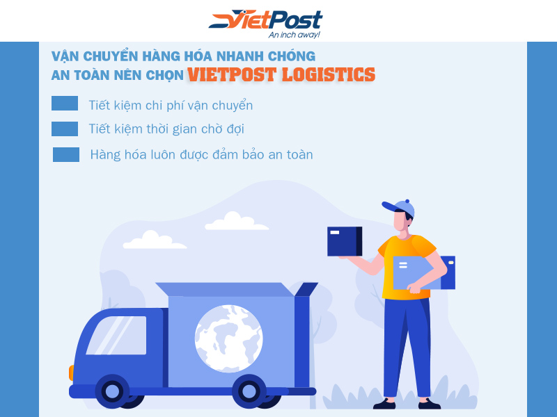 Nếu bạn muốn vận chuyển hàng hóa nhanh chóng, an toàn thì nên lựa chọn dịch vụ do Vietpost Logistics cung cấp