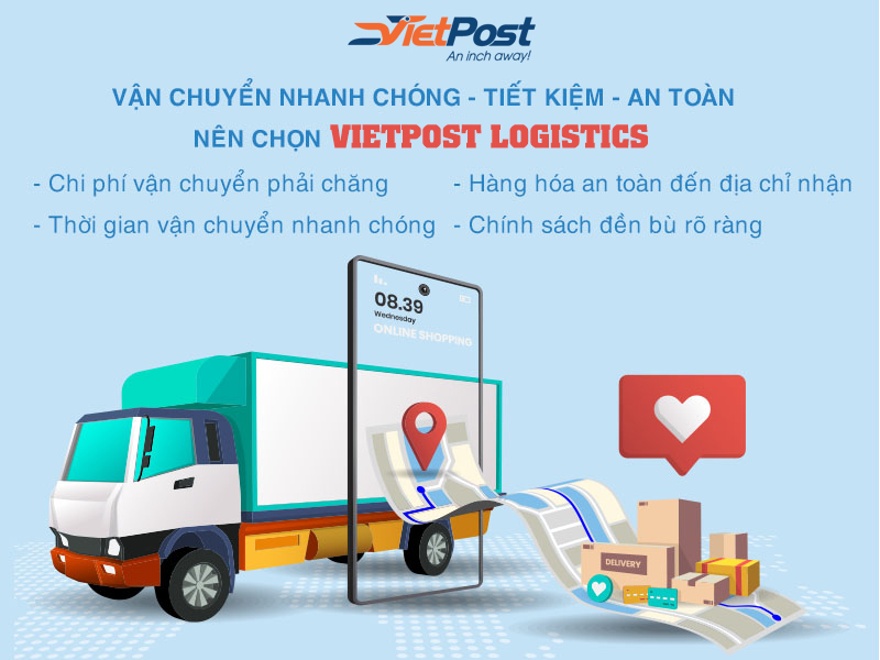 Những lý do bạn nên lựa chọn dịch vụ vận chuyển của Vietpost Logistics