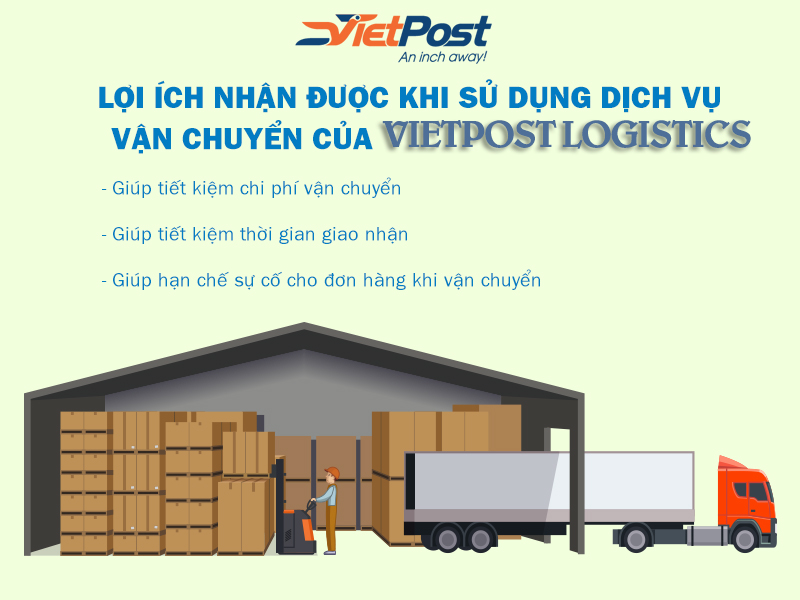 Những lợi ích nhận được khi sử dụng dịch vụ vận chuyển do Vietpost Logistics cung cấp